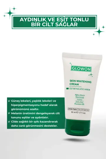 Glowon Cilt Beyazlatıcı Krem Avantaj İkili Paket - 5