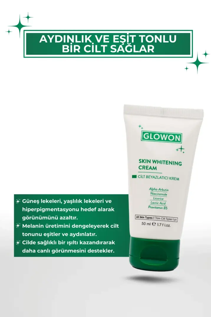 Glowon Cilt Beyazlatıcı Krem Avantaj İkili Paket - 5